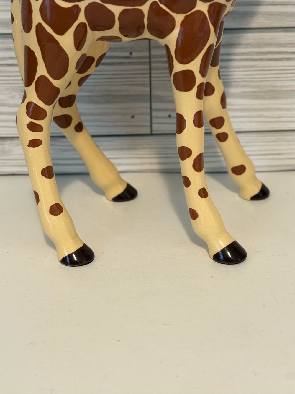 Vintage PartyLite Giraffe Candle Holder African Inspiration Safari Ceramic P9620 - Picture 5 of 10